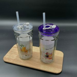 لیوان نی دار(رنگی)