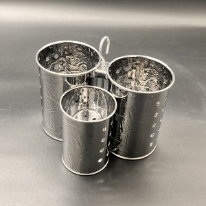 جا قاشقی استیل سه قلو