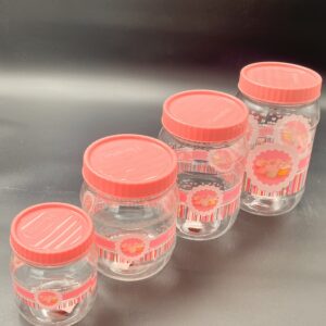 بانکه حبوباتی پلاستیکی(گلدار)