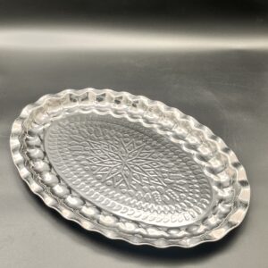 سینی بیضی استیل