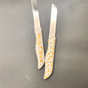 چاقو اره ای گلدار