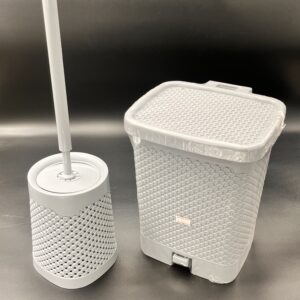 ست سطل زباله و فرچه