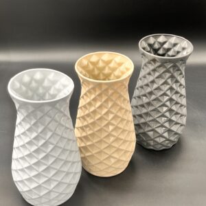 گلدان شیشه ای رنگی